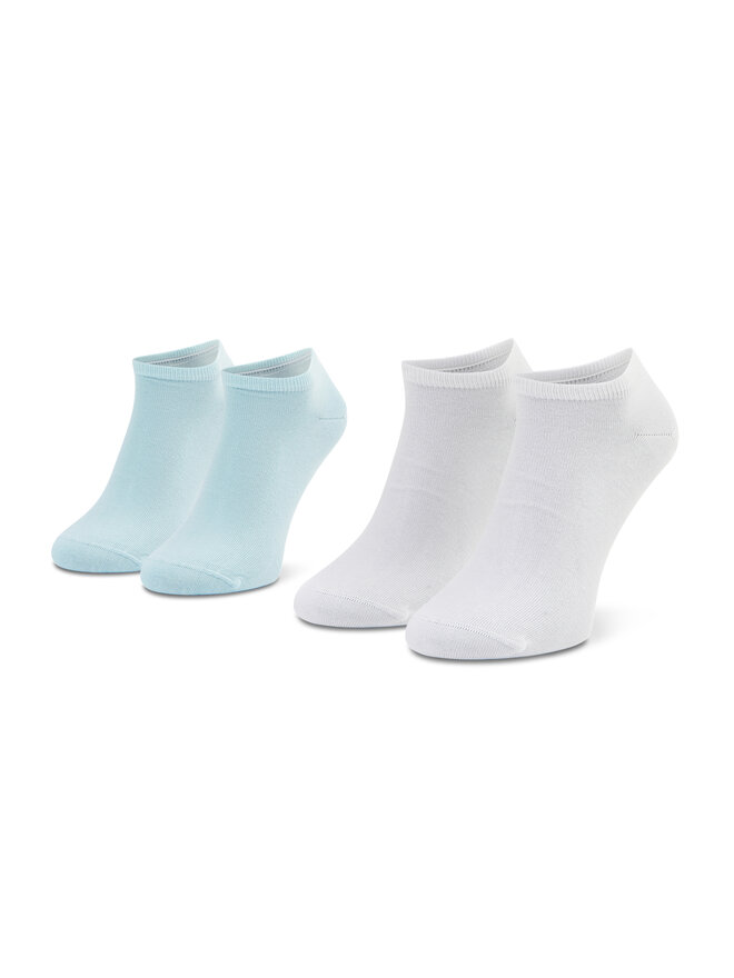 Tommy Hilfiger Unisex trumpų kojinių komplektas (2 poros) Tommy Hilfiger 342023001 Balta