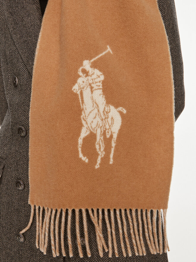 Polo Ralph Lauren Šál Polo Ralph Lauren 455954331003 Hnědá