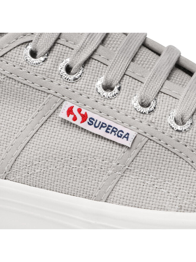 Sneakers aus Stoff Superga 2790 Platform S9111LW Grau eschuhe