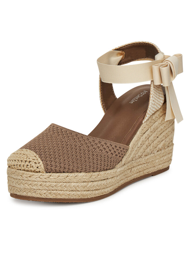DeeZee Espadryle DeeZee WS2509-001 Beżowy