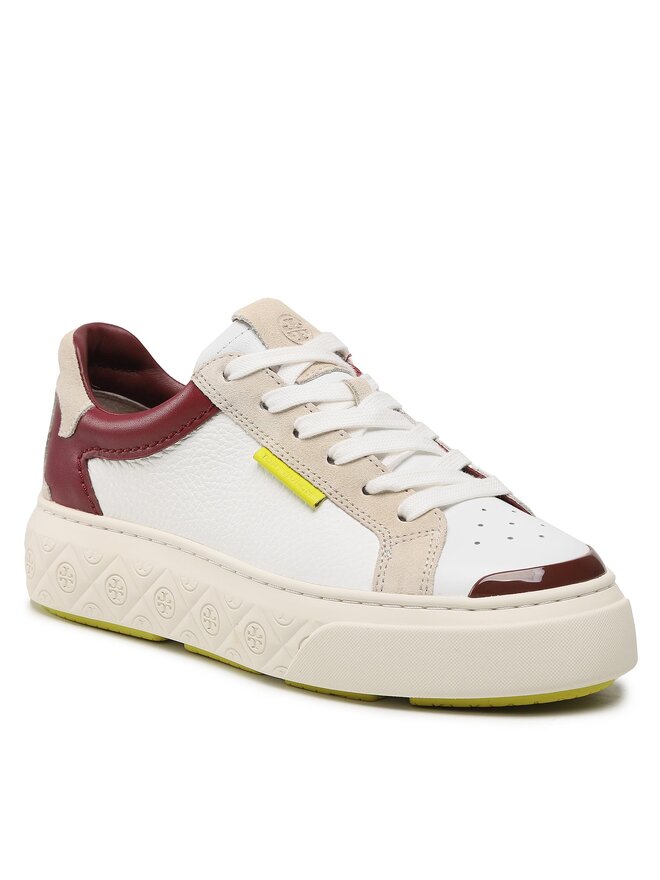 Tory Burch Zapatillas Tory Burch Ladybug Sneaker Leather 141752 Blanco