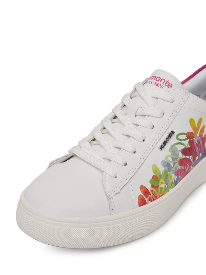 Remonte Sneakersy Remonte D2J00-82 Bílá