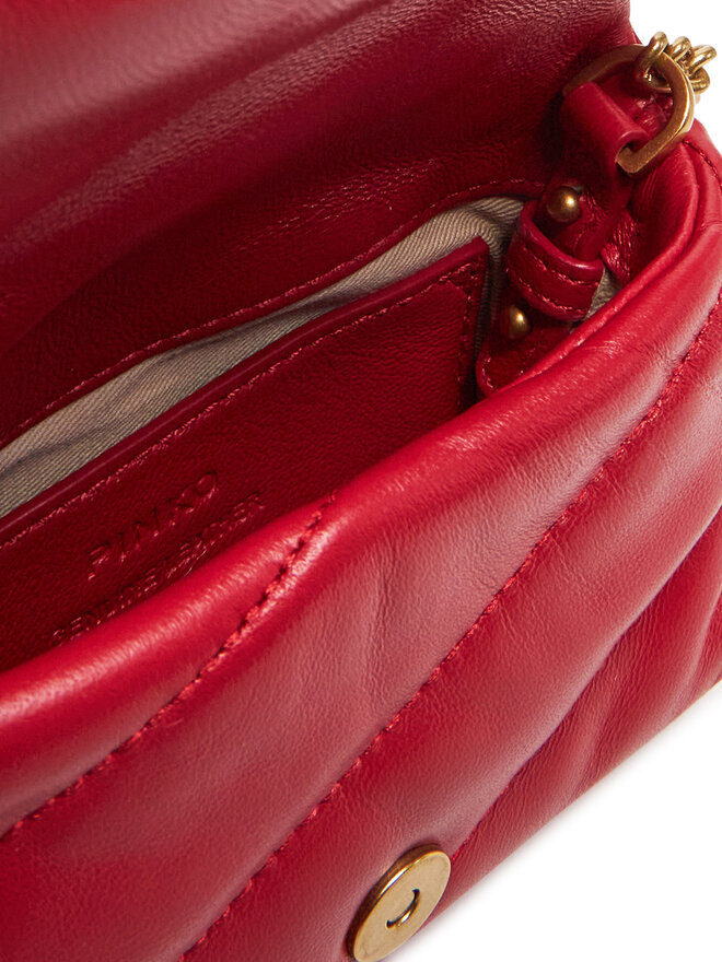 PINKO Kabelka PINKO Love Puff Micro C PE 24 PCPL 100041 A0F2 Červená