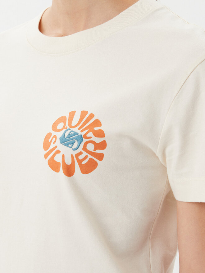 Quiksilver Quiksilver T-Shirt EQWZT03181 Μπεζ Relaxed Fit