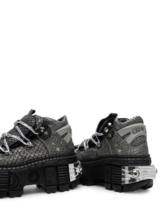 NEW ROCK Sneakersy NEW ROCK M-106WALLC40 Šedá