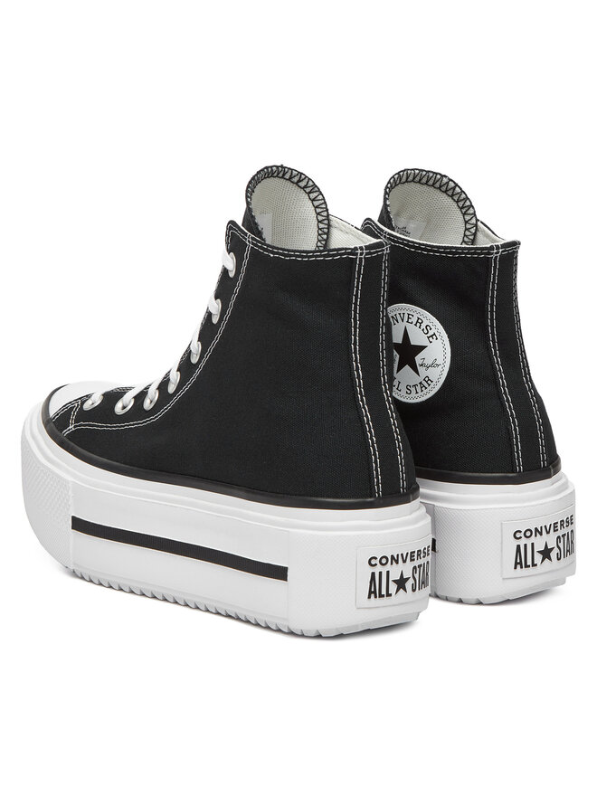 Converse Tenisice Converse Chuck Taylor All Star Lift Double Stack A12975C Crna