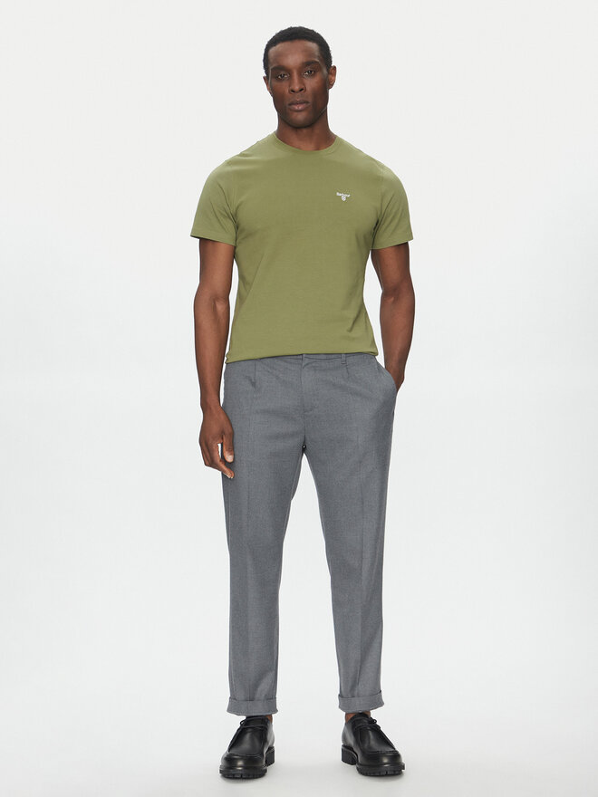Barbour Barbour Camiseta Essential Sports MTS0331OL39 Verde Tailored Fit