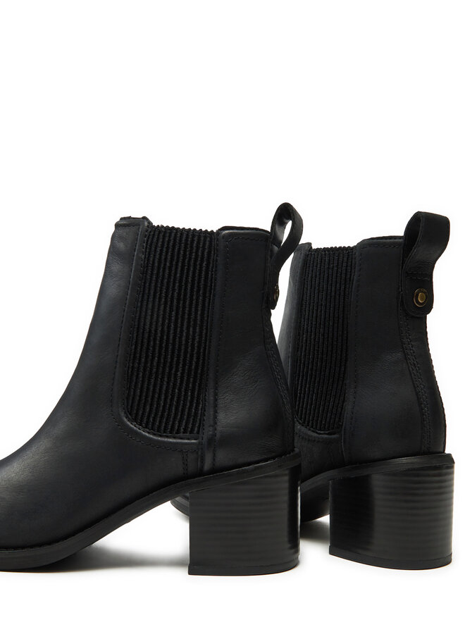 Clarks Μποτάκια Clarks Chamberly Top 26179551 Μαύρο