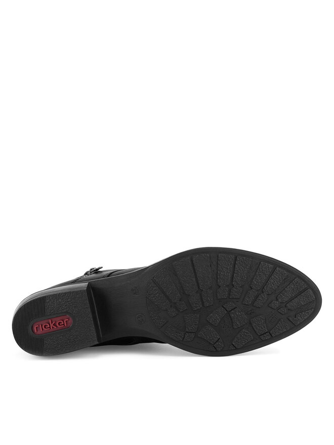 Rieker Polokozačky Rieker Y0800-00 Černá