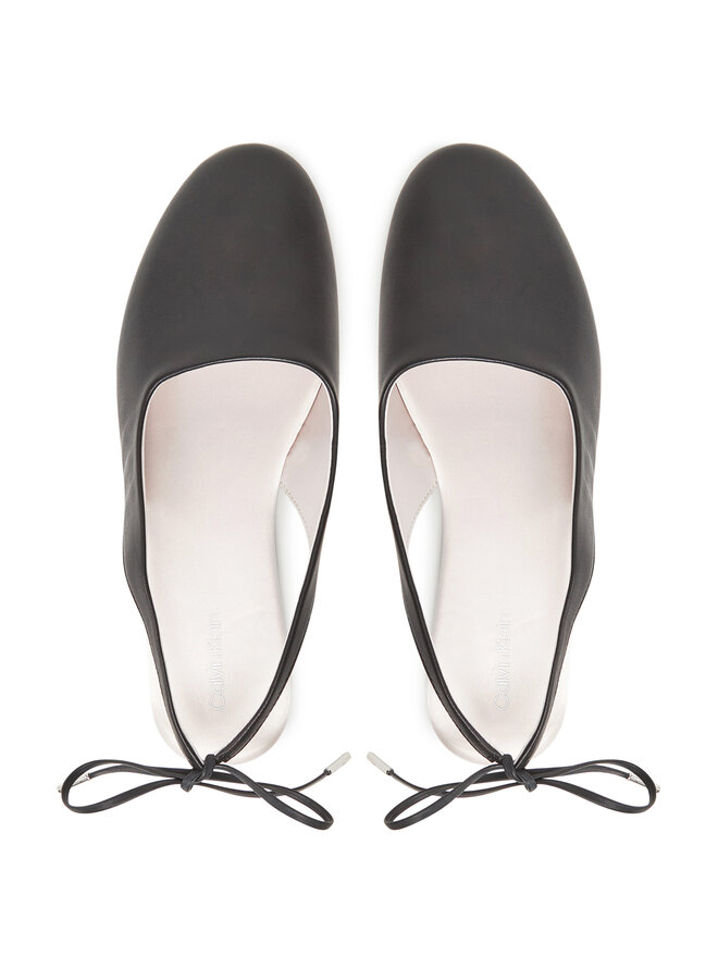 Calvin Klein Σανδάλια Calvin Klein Ballerina Sling Back Lth HW0HW02655 Μαύρο