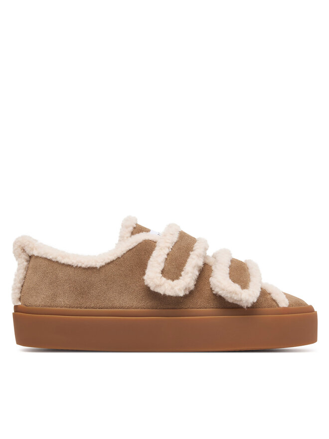 Inuikii Снікерcи Inuikii Shearling Low Velcro 1001.001.0231 Бежевий