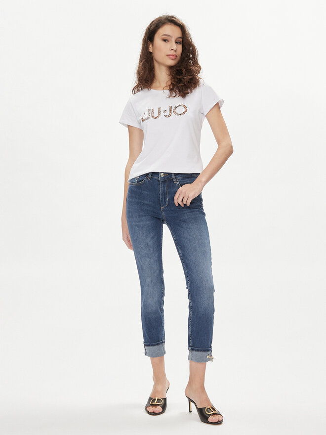 Liu Jo Liu Jo Camiseta VA4105 JS003 Blanco Regular Fit