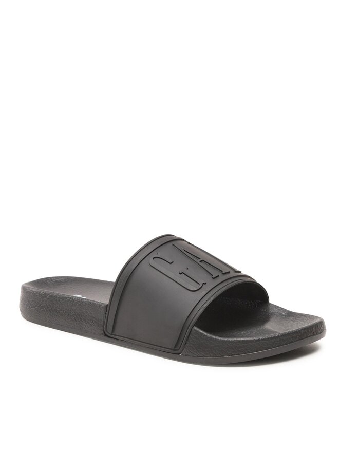 Gap Pantoletten Gap Austin Rub GAQ002F1SMBLCKGP Schwarz