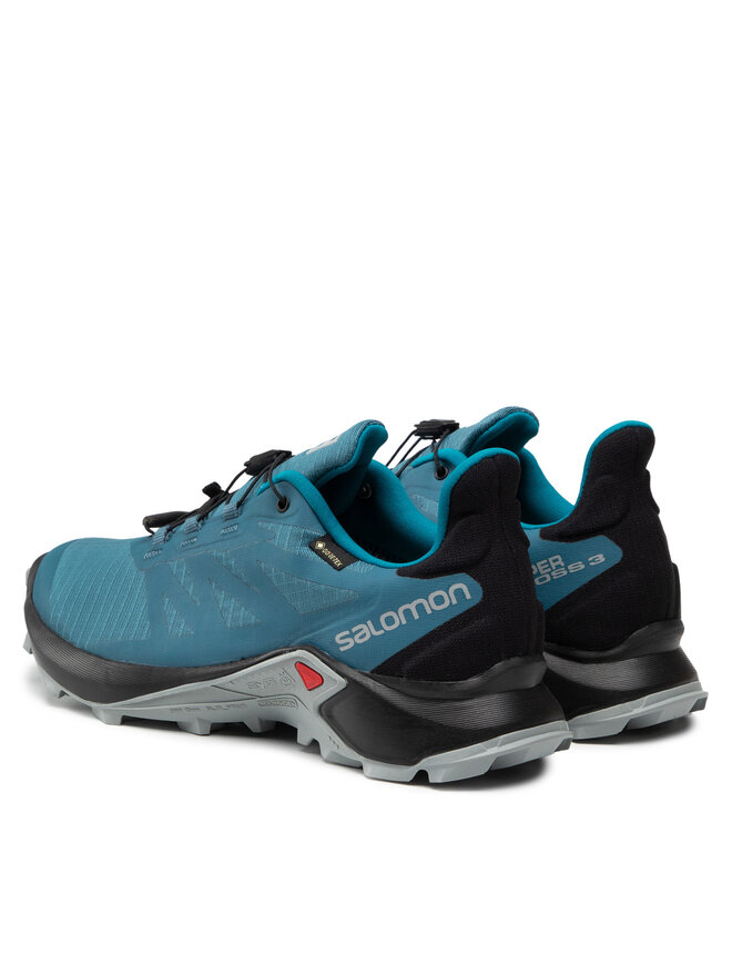 Salomon Tekaški čevlji Salomon Supercross 3 Gtx GORE-TEX 414556 Modra