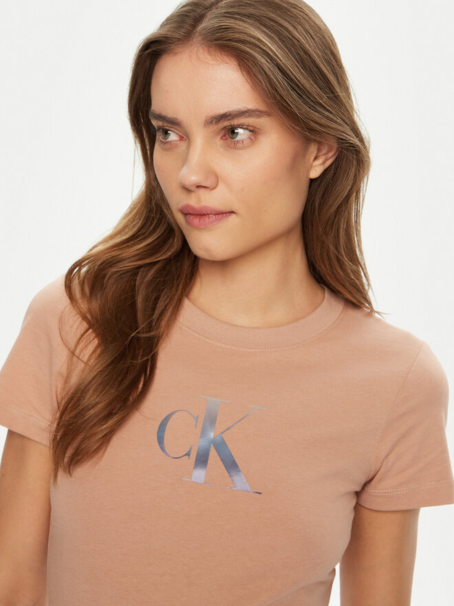 Calvin Klein Jeans Calvin Klein Jeans Camiseta Gradient J20J224982 Coral Slim Fit