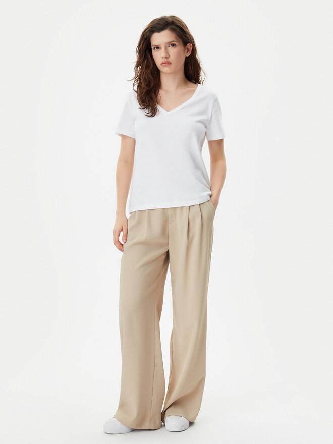 Gap Gap Camiseta 740140-02 Blanco Regular Fit