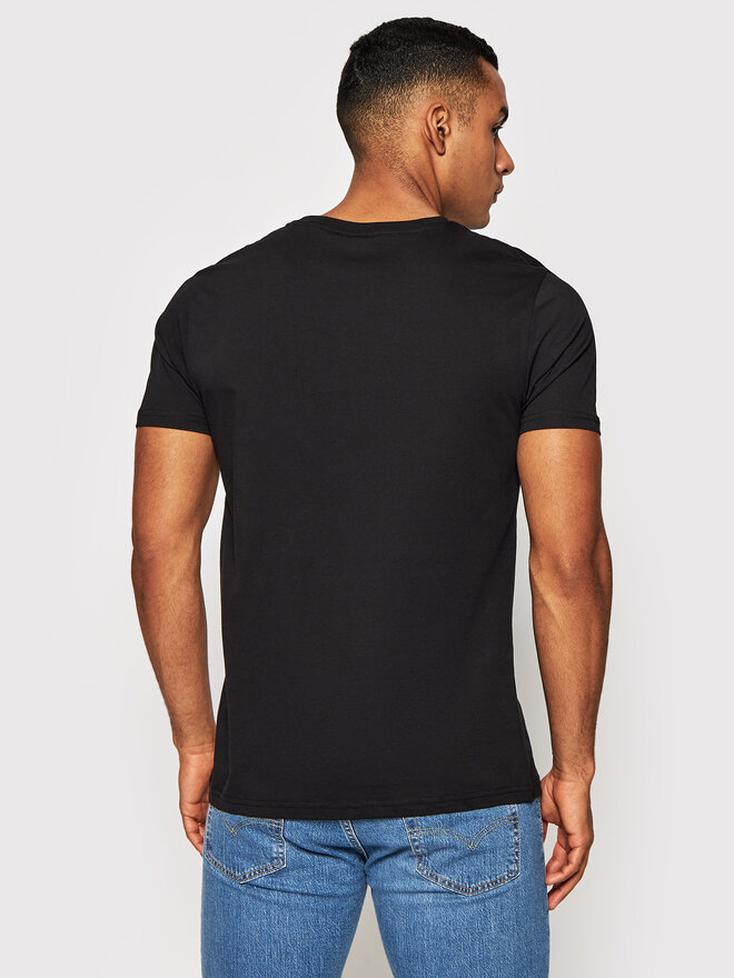 Alpha Industries Alpha Industries T-Shirt Basic Foll Print 100501FP Μαύρο Regular Fit