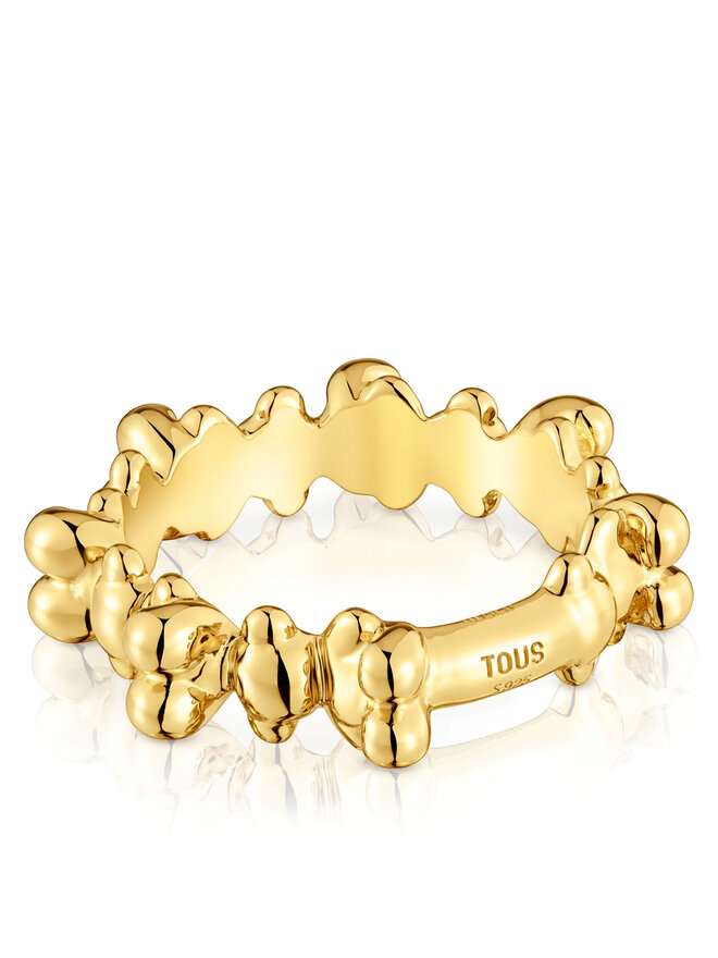 TOUS Пръстен TOUS Bold Bear 1004200712 Златист