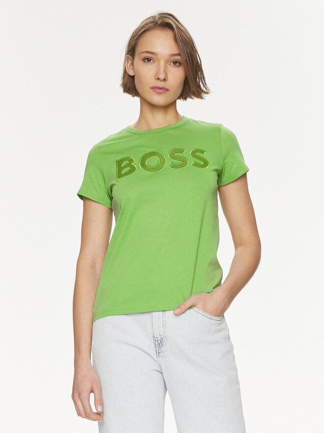 BOSS BOSS Camiseta Eventsa 50514967 Verde Regular Fit