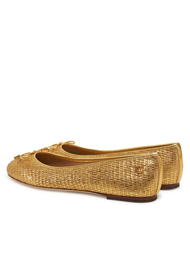 LAUREN RALPH LAUREN Балеринки LAUREN RALPH LAUREN 802956767001 Златист