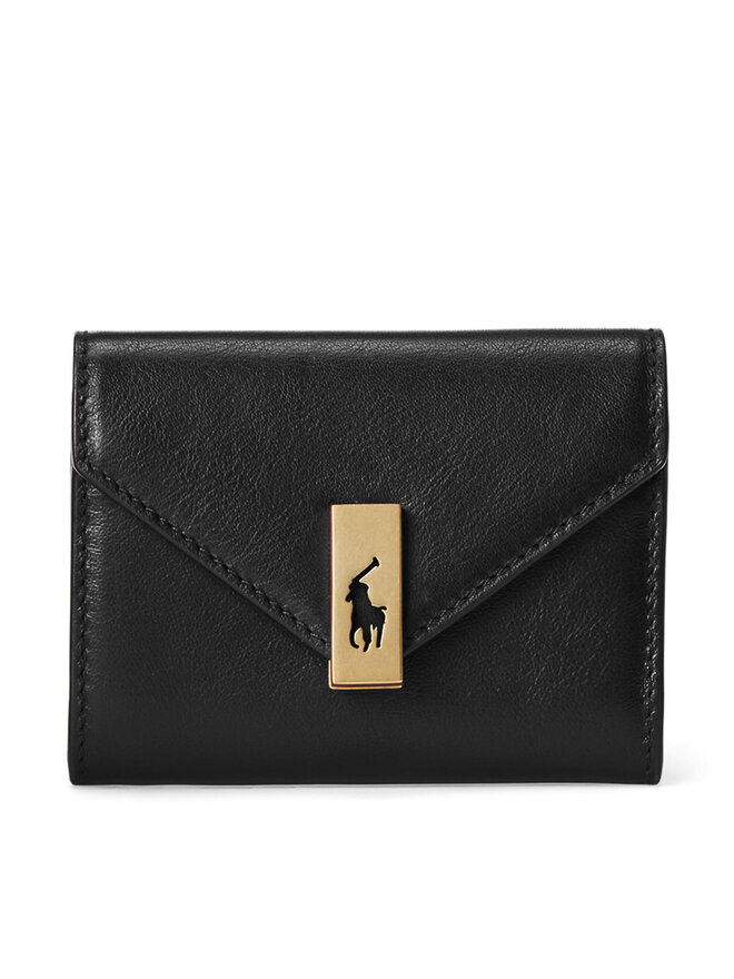 Polo Ralph Lauren Малък дамски портфейл Polo Ralph Lauren 427886734001 Черен