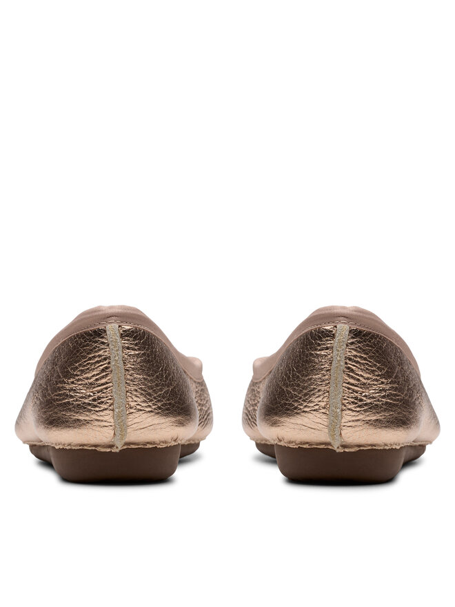 Clarks Μπαλαρίνες Clarks Freckle Ice 26181353 Χρυσό