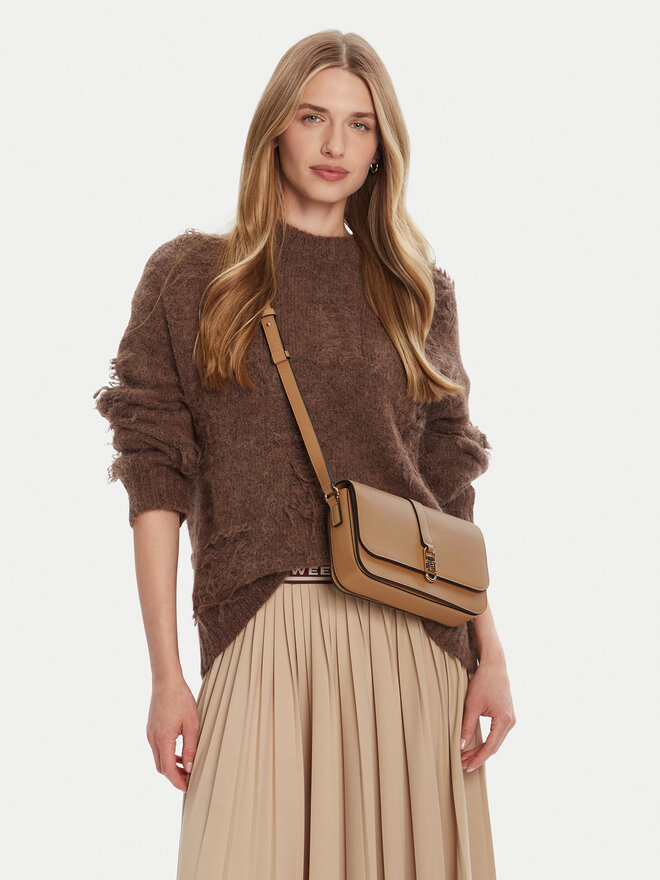 Tommy Hilfiger Сумка Tommy Hilfiger Th Libre Flap Crossover AW0AW17723 Коричневий