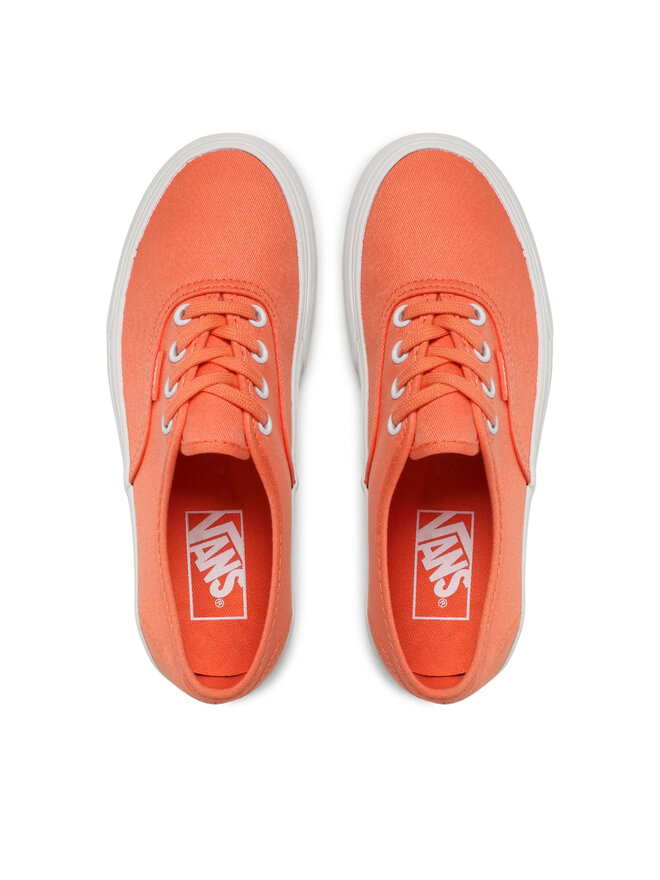 Vans blanche orange sales
