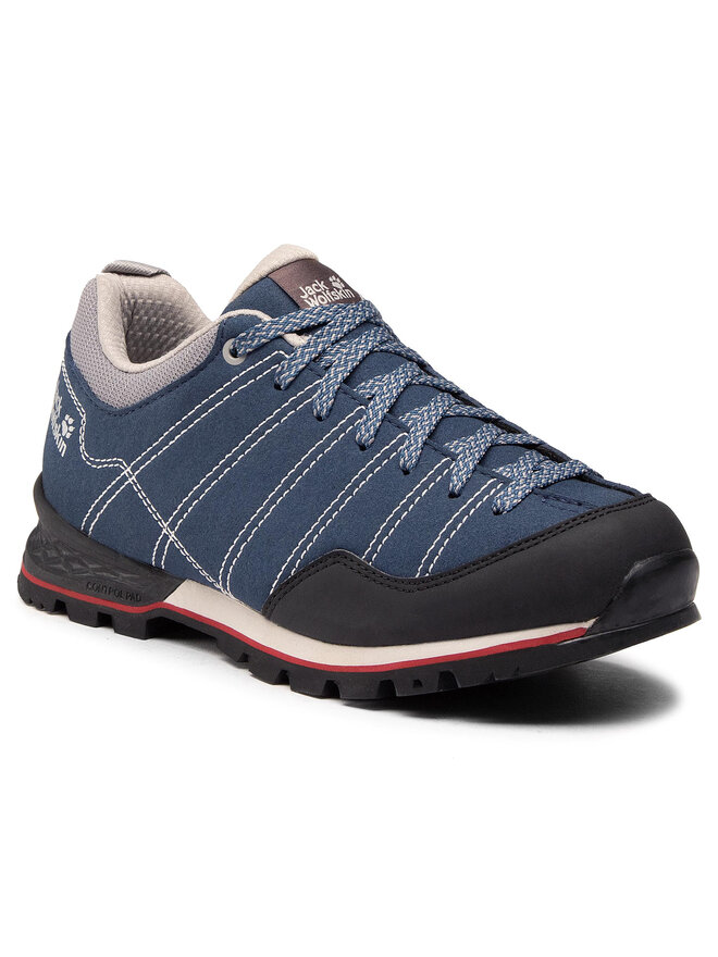Trekkingi Jack Wolfskin Scrambler Low M 4036701 Granatowy eobuwie .pl