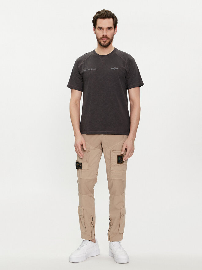 Aeronautica Militare Aeronautica Militare T-Shirt 241TS2199J628 Grau Regular Fit
