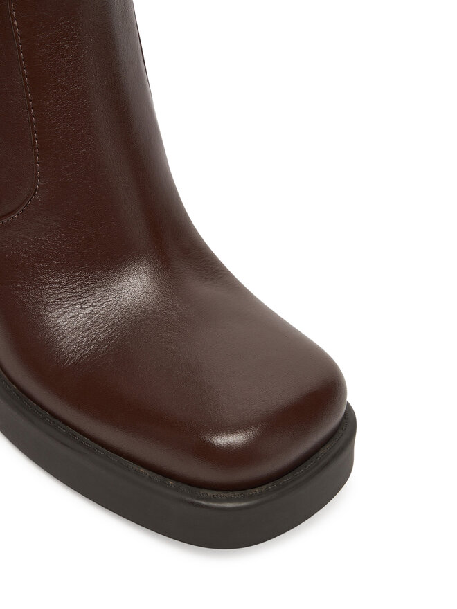 Coach Μποτάκια Coach CBO45 Καφέ