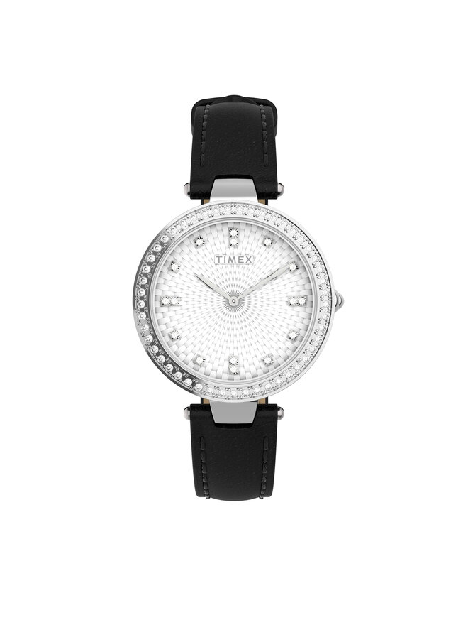 Timex Ρολόι Timex City TW2V45200 Μαύρο