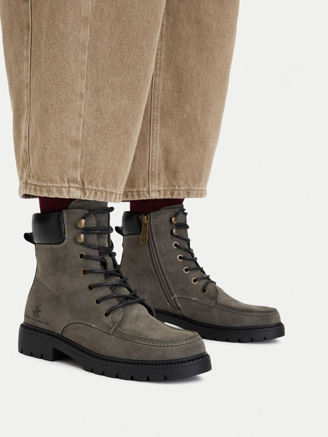 Beverly Hills Polo Club Schnürschuhe Beverly Hills Polo Club CWB-WS6719-06 Dunkelgrün