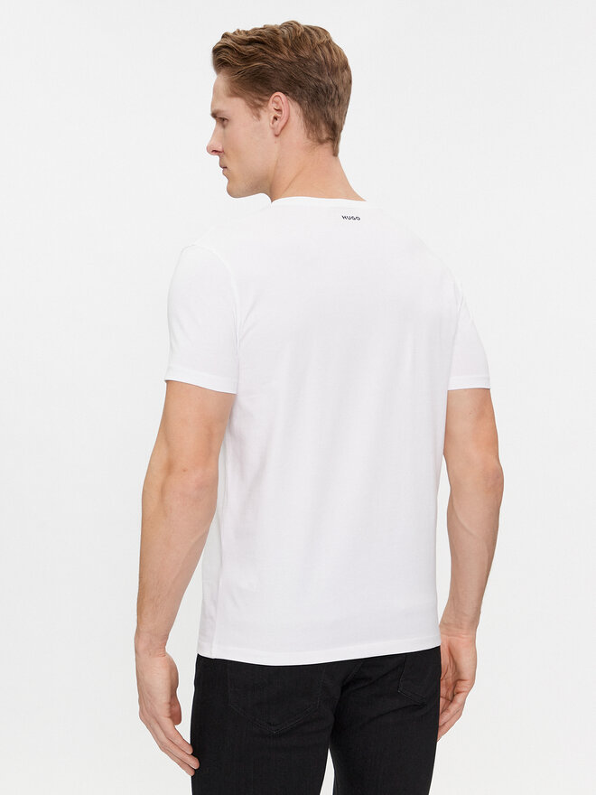 HUGO Hugo Σετ 2 T-Shirts Round 50325440 Λευκό Regular Fit