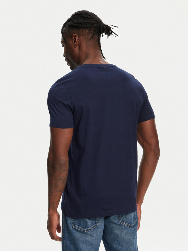 Robe di Kappa Robe di Kappa Camiseta Luc 611187W Azul marino Regular Fit