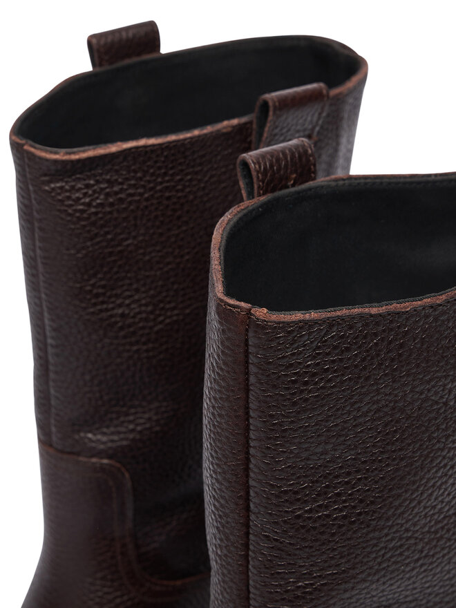 Tommy Jeans Stiefel Tommy Jeans Tjw Tubular Mid Boots EN0EN03111 Dunkelbraun