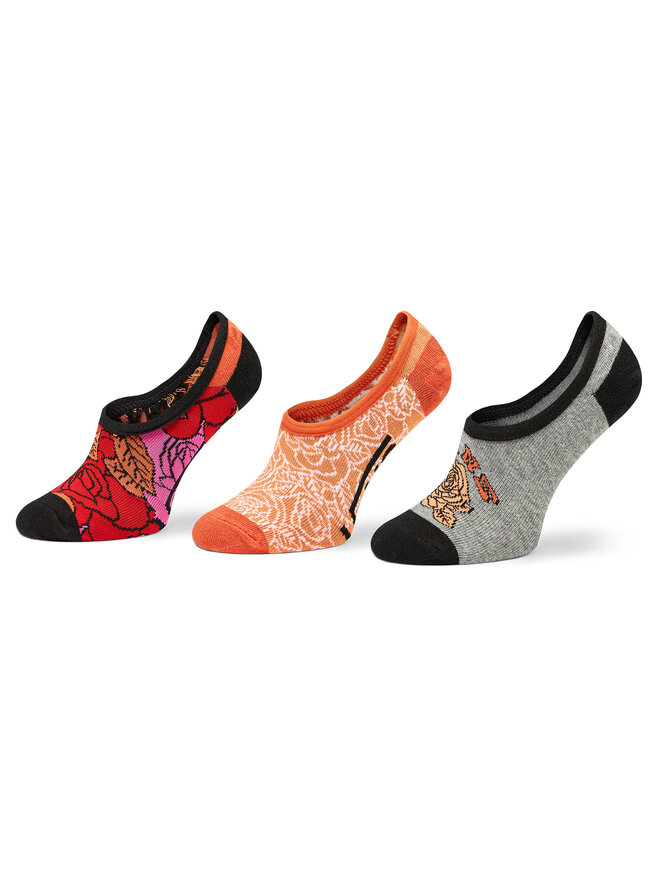 Vans Sada 3 párů dětských kotníkových ponožek Vans Rose Tie Dye Barevná