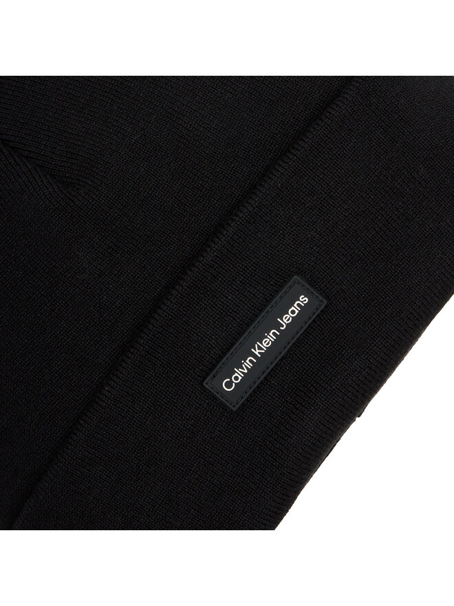 Calvin Klein Jeans Mütze Calvin Klein Jeans Inst Patch Beanie K60K612322 Schwarz