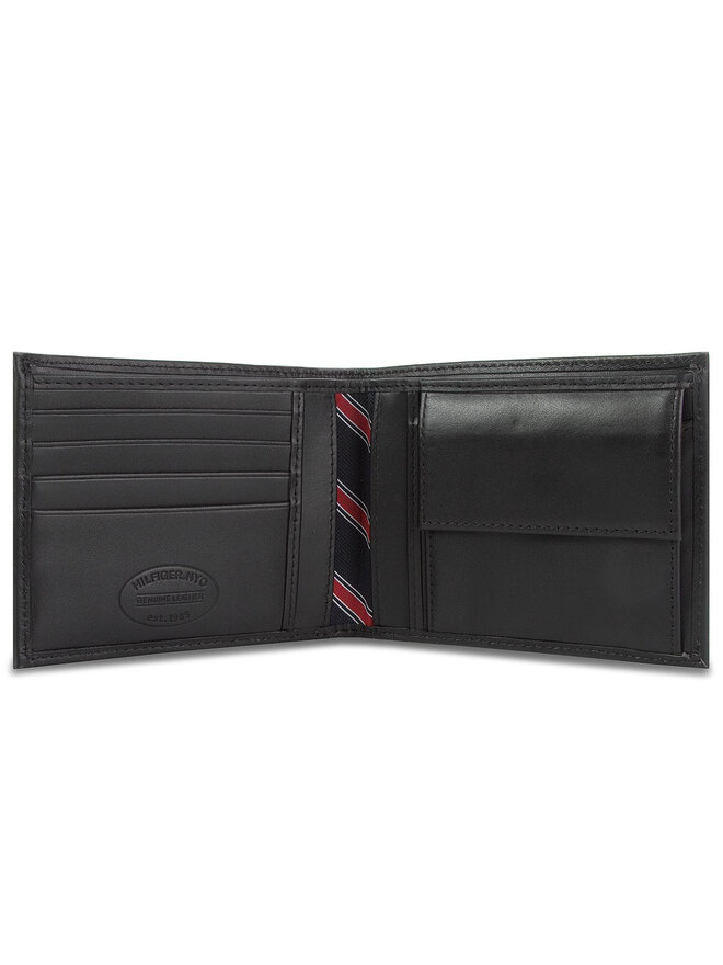 Tommy Hilfiger Veľká pánska peňaženka Tommy Hilfiger Eton Cc And Coin Pocket AM0AM00651 Čierna