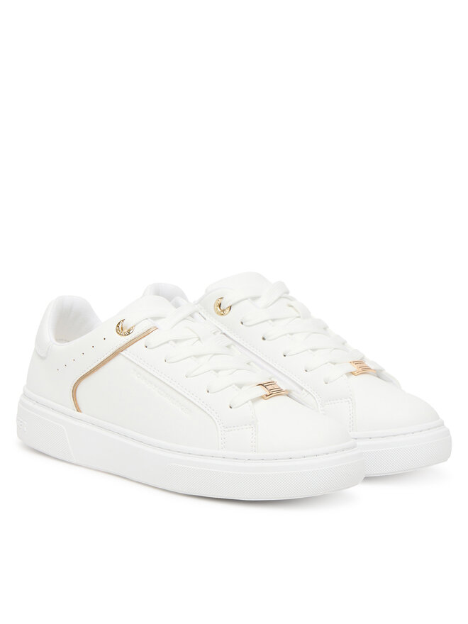 Tommy Hilfiger Αθλητικά Tommy Hilfiger Low Cut Lace Up Sneaker T3A9-33982-1355 D Λευκό