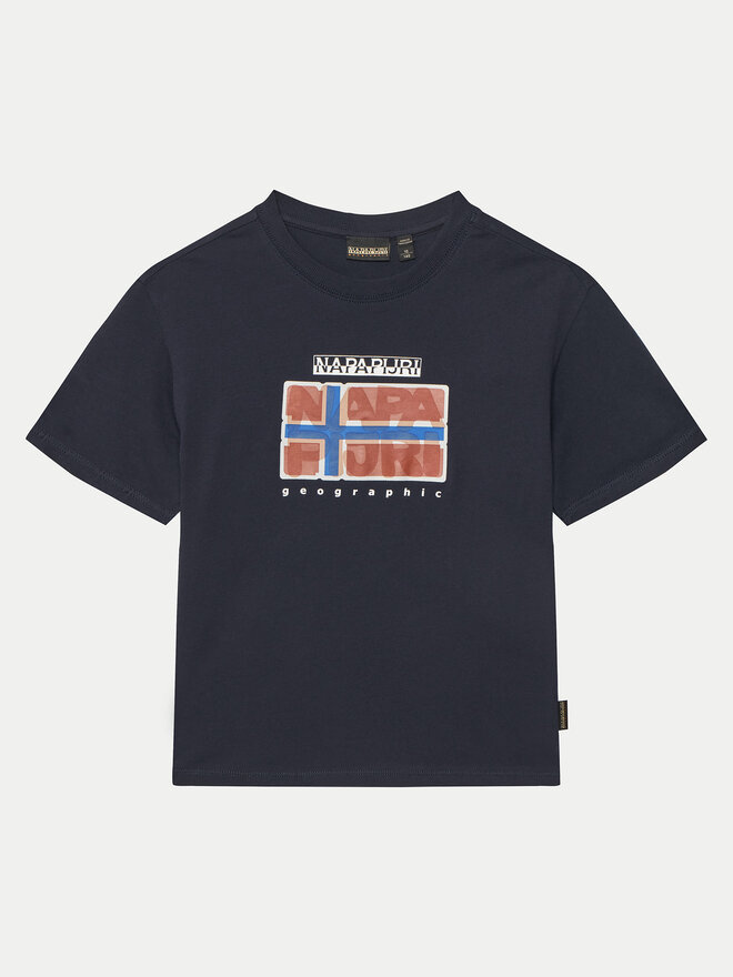 Napapijri Napapijri Футболка S-Sella NP0A4IGX D Cиній Regular Fit