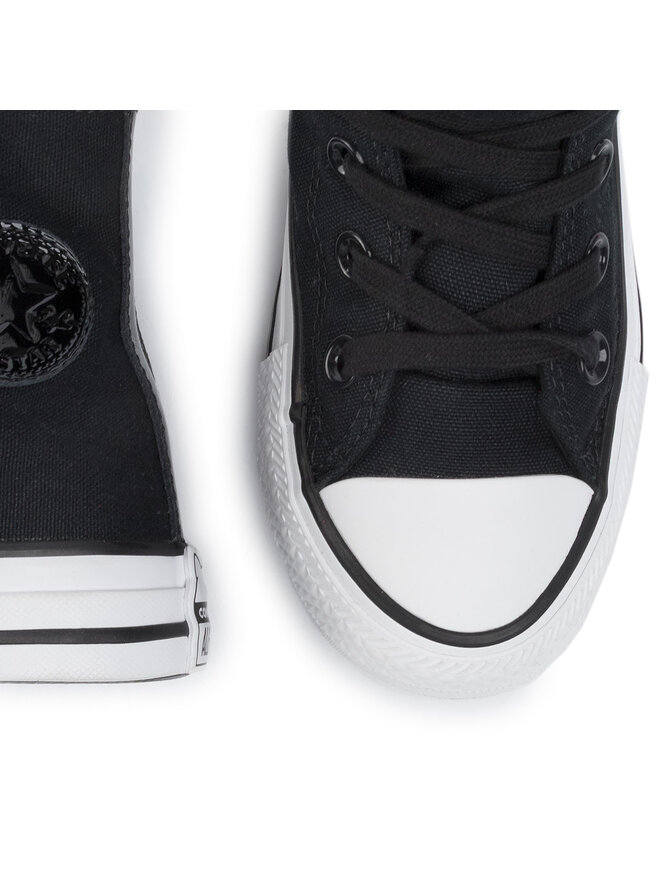 Converse Sneakers aus Stoff Converse Ctas Hi 163910C Schwarz
