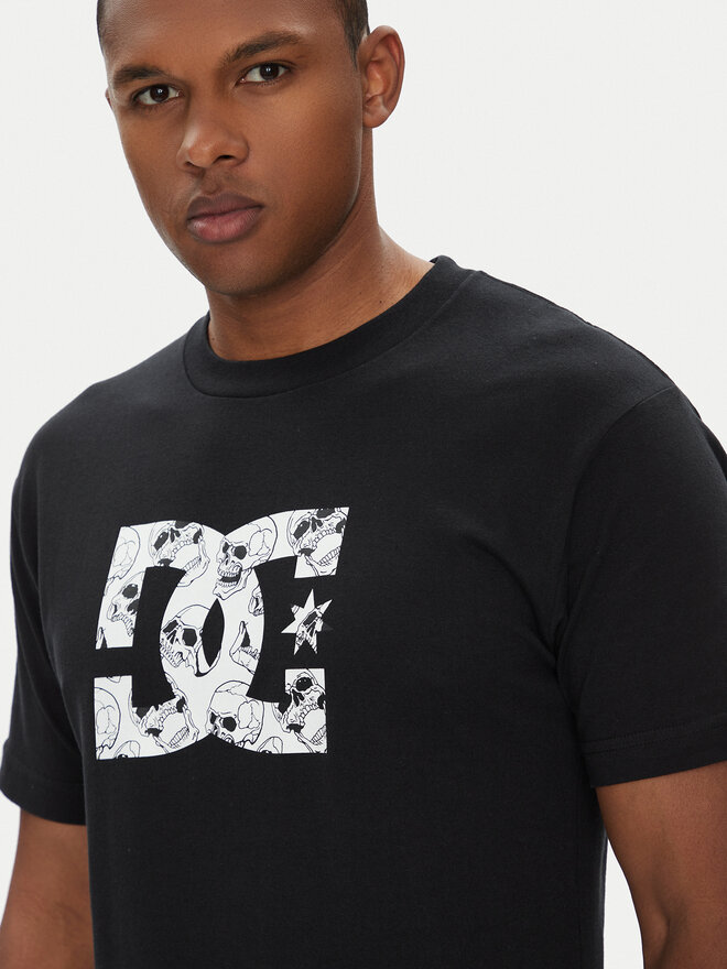 DC DC Marškinėliai ADYZT05461 KVJ0 Juoda Regular Fit
