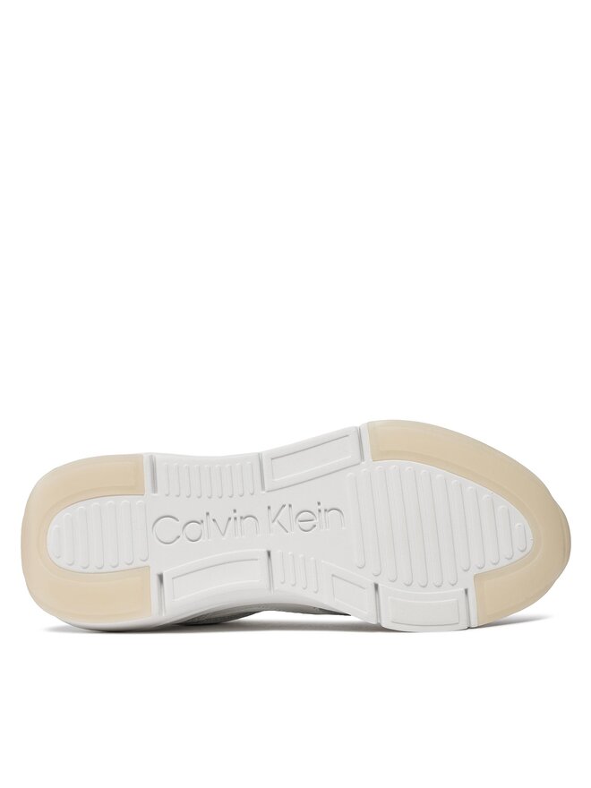Calvin Klein Sneakersy Calvin Klein Flexi Runner - Pearlized HW0HW02041 Sivá