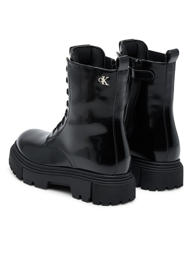 Calvin Klein Bakancs Calvin Klein Tronchetto Allacciato V4A5-83133-1453 Fekete