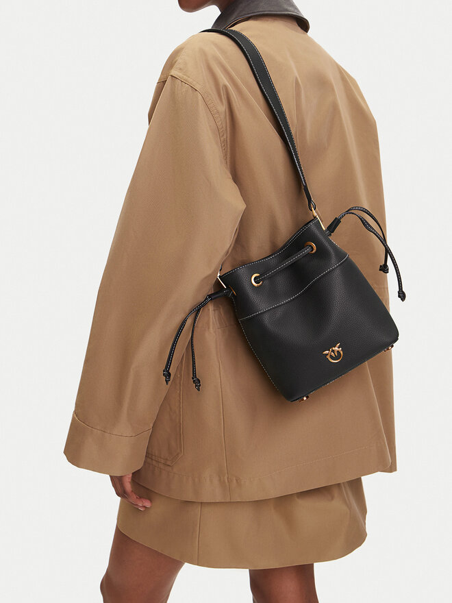 PINKO Handtasche PINKO SECCHIELLO MINI 104303 A29Q L84Q Schwarz