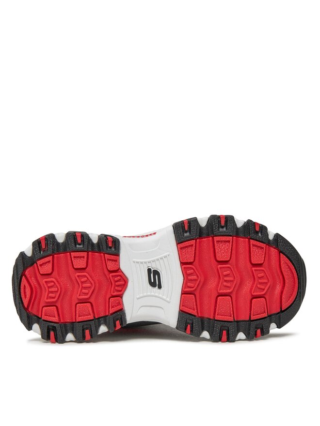 Skechers Ботуши Skechers D'Lites 660092L/BKRD Черен