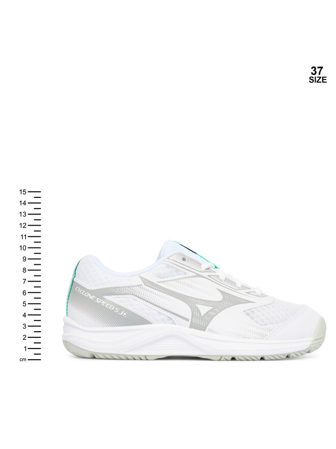 Mizuno Scarpe indoor Mizuno Cyclone Speed 5 Jr. V1GD2511 Bianco