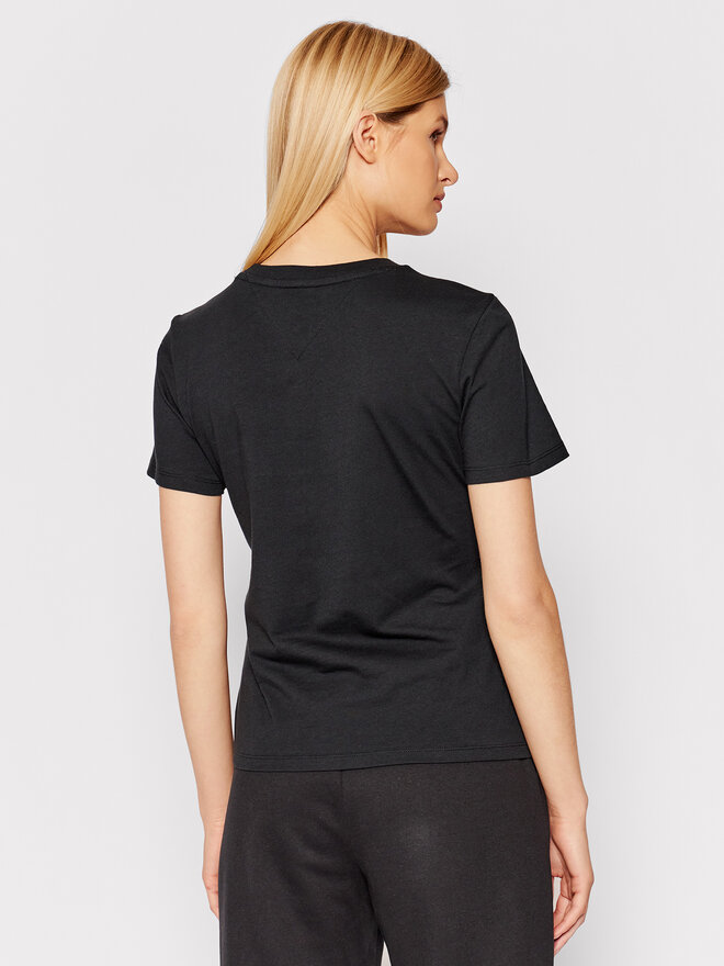 Tommy Jeans Tommy Jeans T-Shirt Tjw Jersey DW0DW09198 Μαύρο Regular Fit