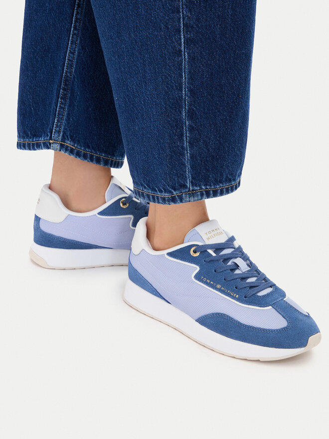 Tommy Hilfiger Sneakers Tommy Hilfiger Th Retro Runner Mix FW0FW09410 Blau